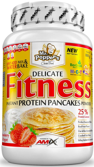 Protein Fitness Pancakes Amix 800g Erdbeerjoghurt