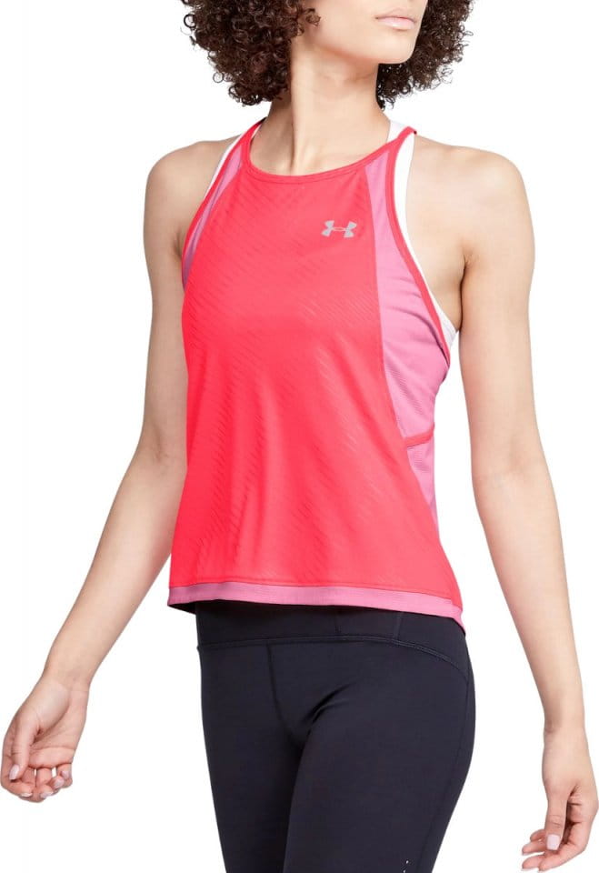 Singlet Under Armour W UA Qualifier ISO-CHILL Embossed Tank