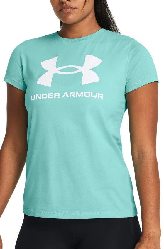 T-Shirt Under Armour UA W SPORTSTYLE LOGO SS-GRN
