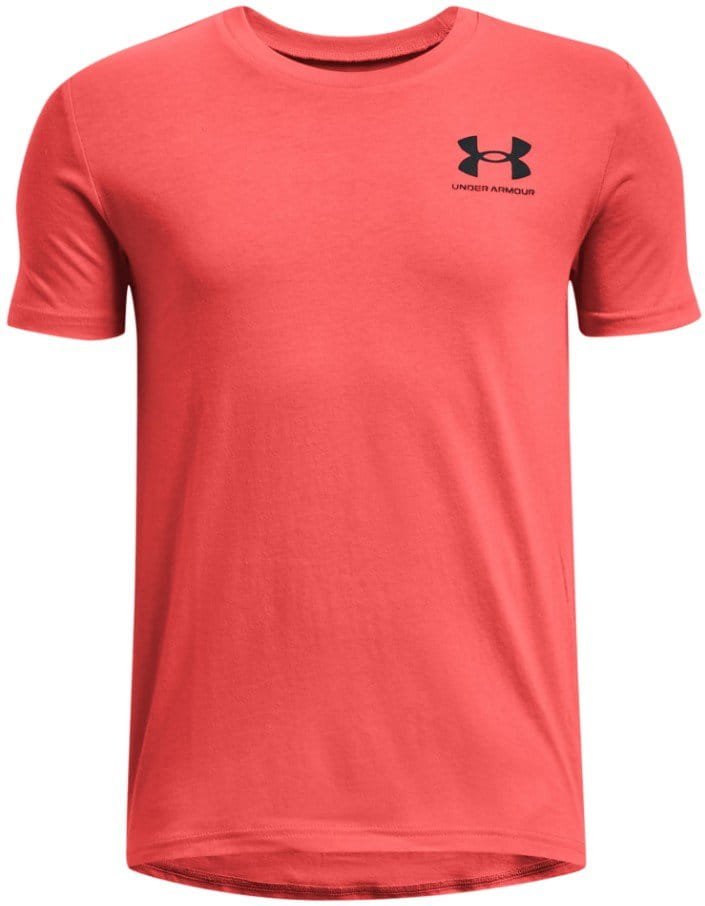 T-Shirt Under Armour UA B SPORTSTYLE LEFT CHEST SS-RED