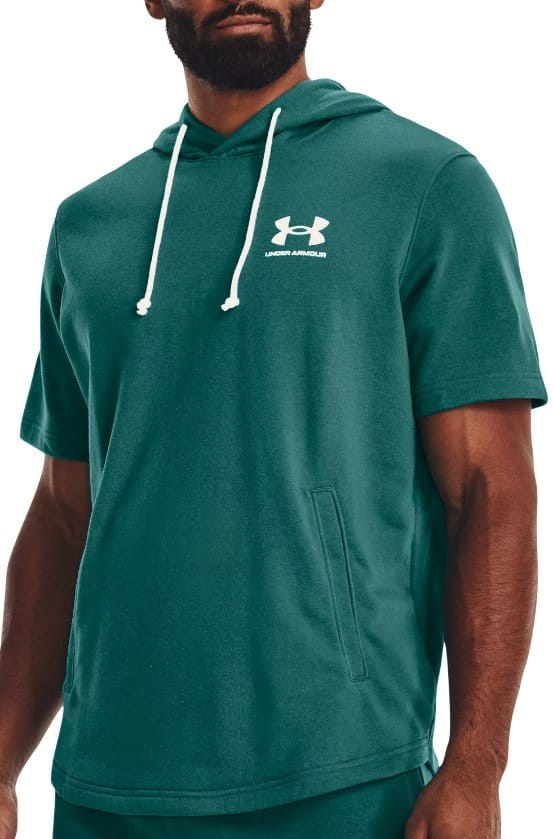 Hoodie Under Armour UA Rival Terry LC SS HD-GRN