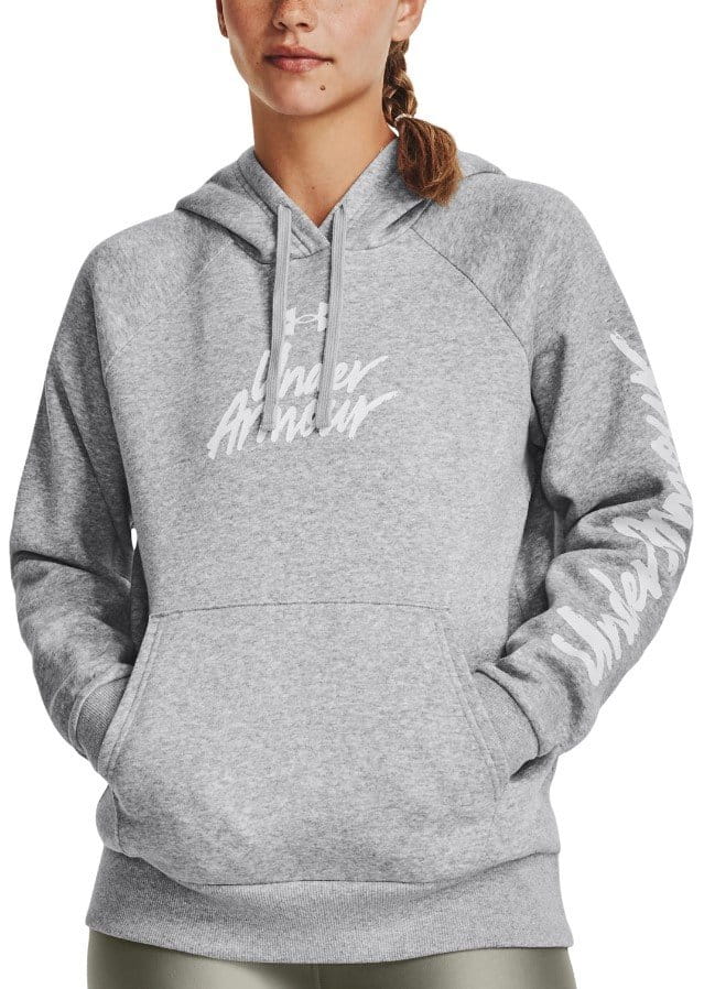Hoodie Under Armour UA Rival Fleece Graphic Hdy-GRY