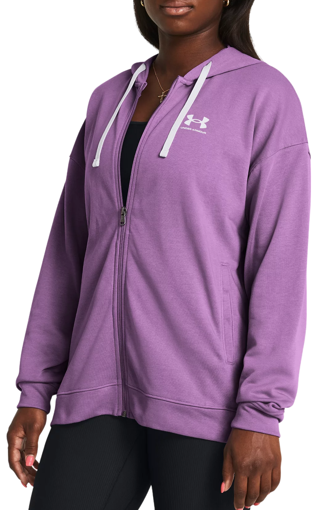 Under Armour Rival Terry Oversized Full-Zip Hoodie