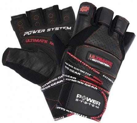 Handschuhe System POWER SYSTEM-GLOVES ULTIMATE MOTIVATION-RED