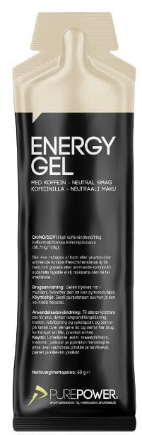 Energiegele Pure Power Energy Gel Caffeine: Neutral 60 g