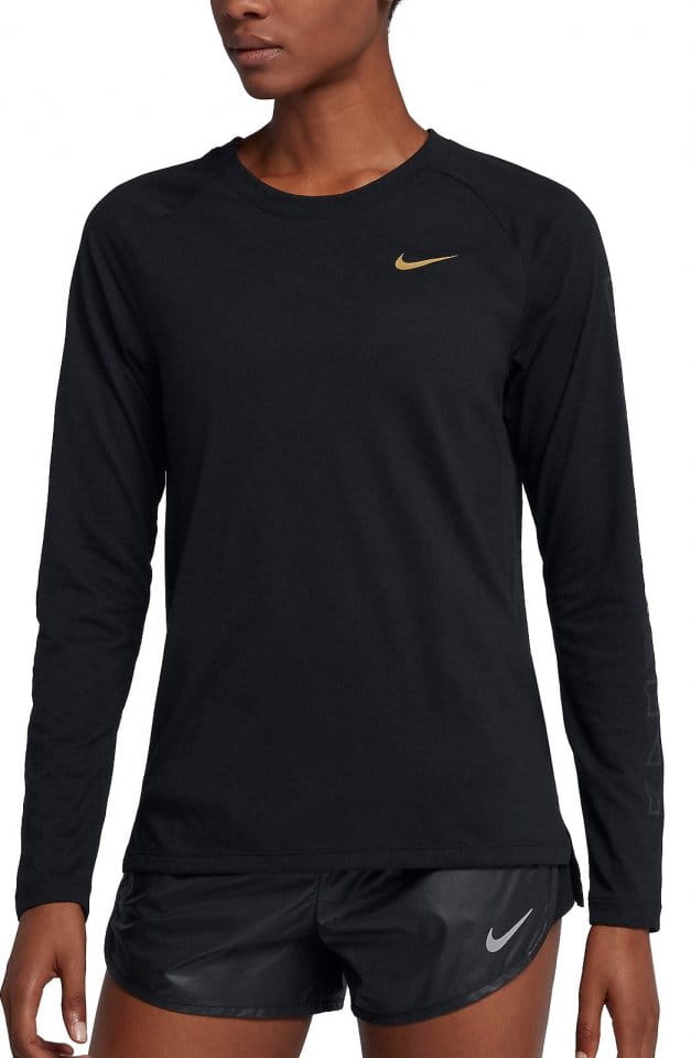 Langarm-T-Shirt Nike W NK TAILWIND TOP LS FLSH
