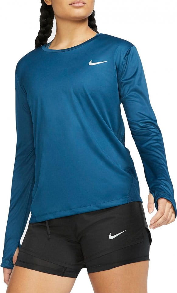 Langarm-T-Shirt Nike W NK MILER TOP LS