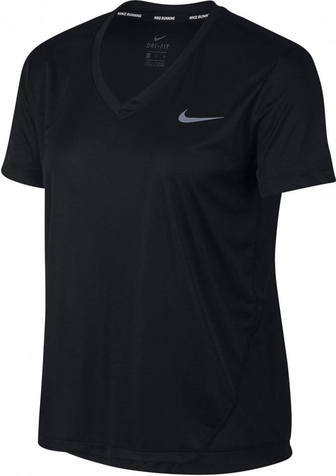 T-Shirt Nike W NK MILER TOP VNECK