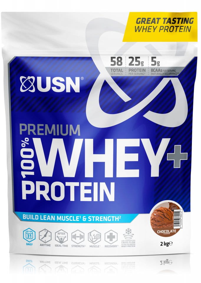 Molkenproteinpulver USN 100% Premium 2kg Wheytella