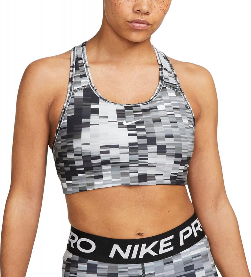 BH Nike Swoosh Women Medium-Support 1-Piece Pad Allover Print Bra