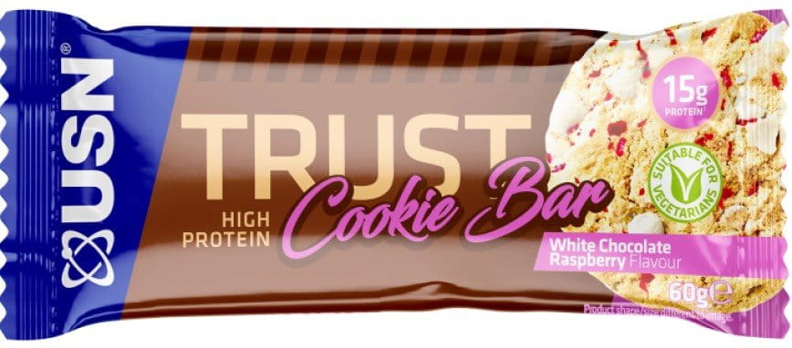 Protein Cookie USN Trust 60g weiße Schokolade mit Himbeere
